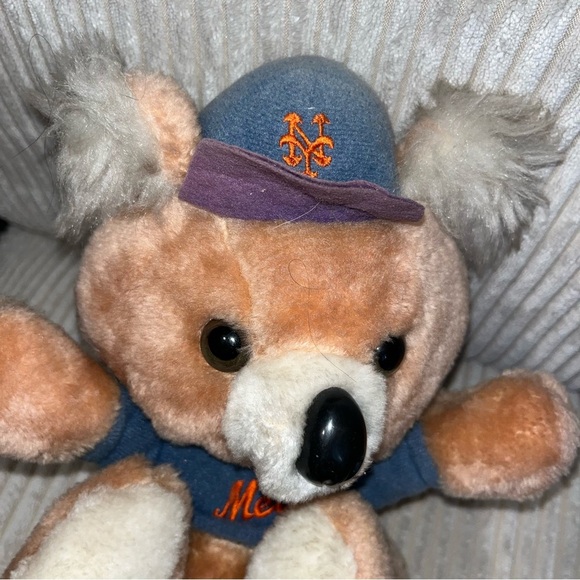 Vintage NY Mets koala Bear Plush Steven Smith Brooklyn Stuffed Animal - Picture 2 of 5